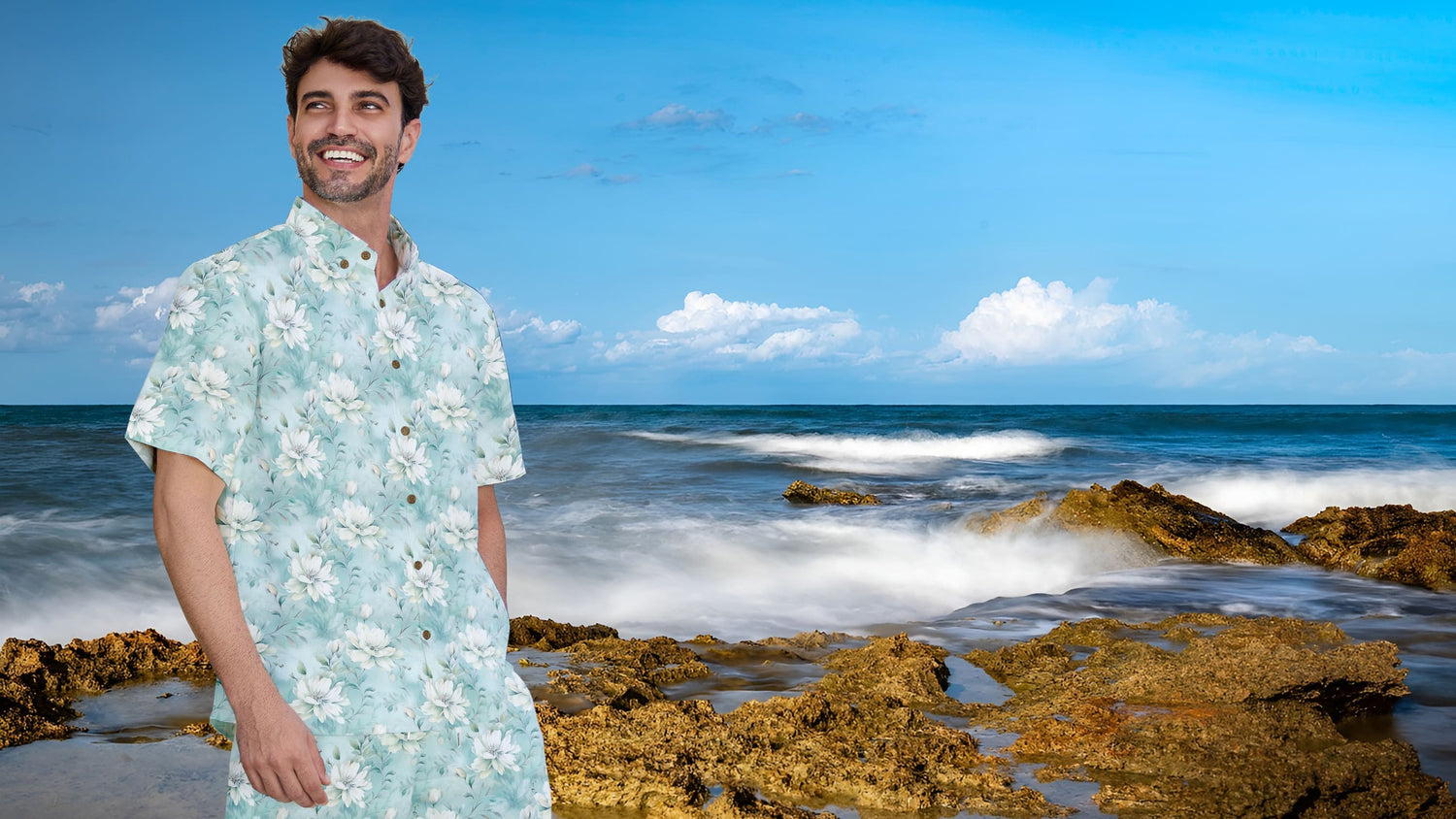 Flattering Hawaiian shirts
