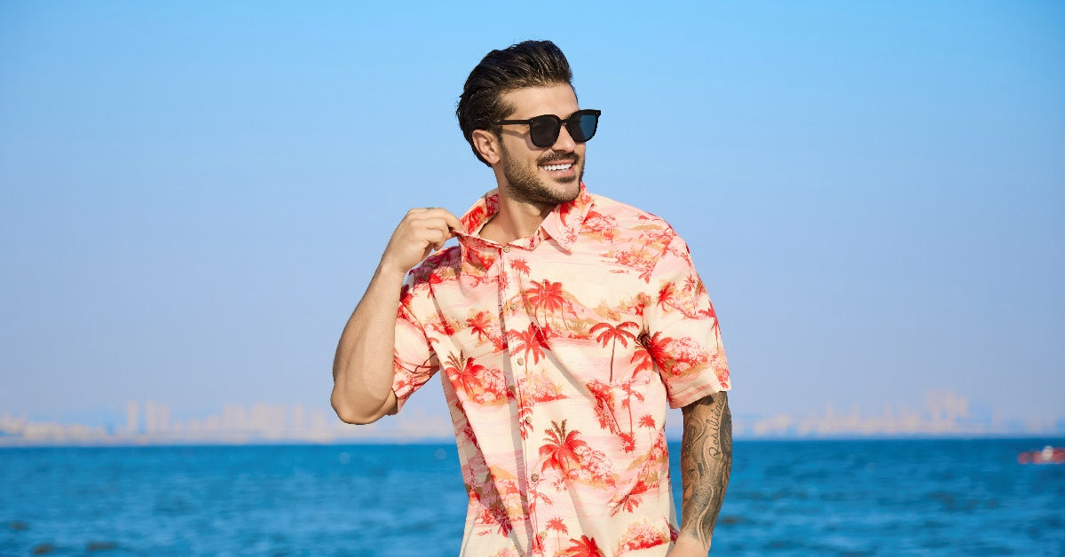  lightweight Hawaiian shirts Asia summer