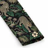 KALVERO Jungle Cat Island Long Sleeve Shirt: long sleeve hem and neat stitching.