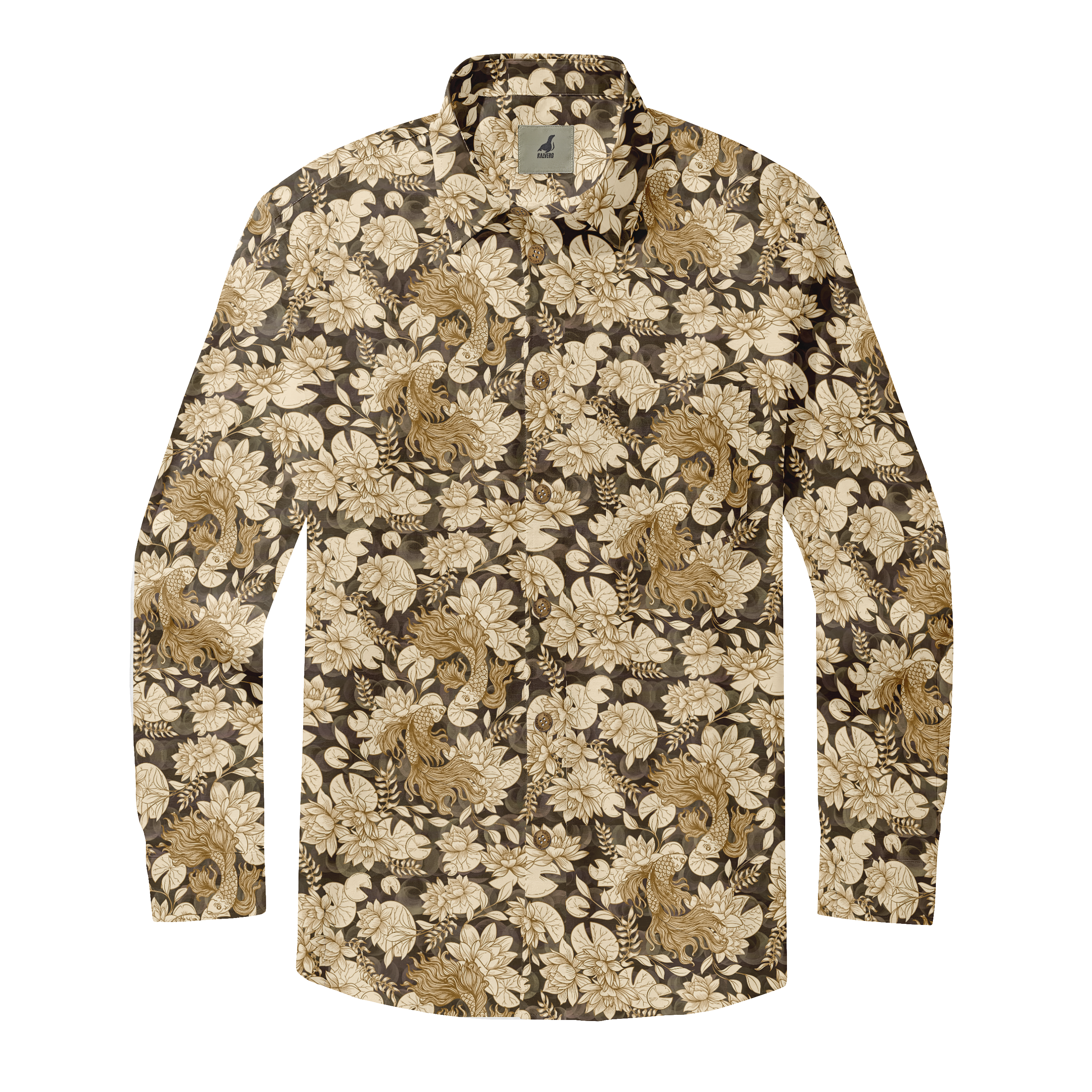 Golden Lush Long Sleeve Shirts