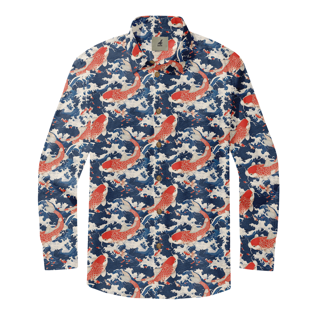 Koi Harmony Long Sleeve Shirts