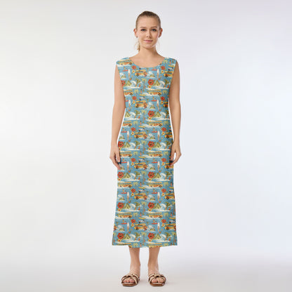Retro Surf Vibes Muumuu Dress