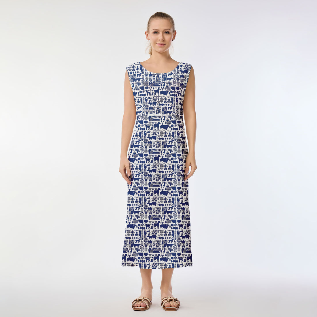 Tribal Harmony Muumuu Dress