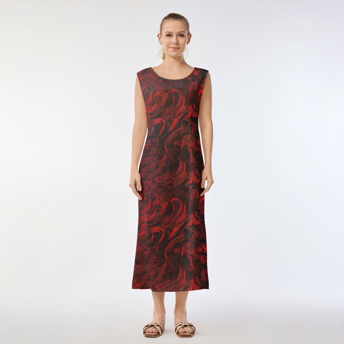 Inferno Swirl Muumuu Dress