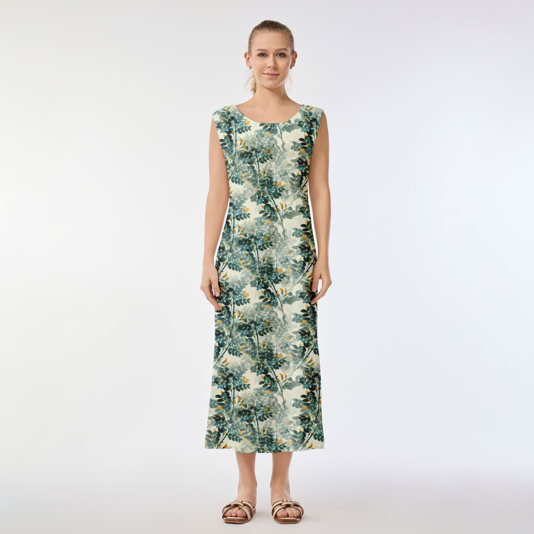 Tropical Film Roll Muumuu Dress