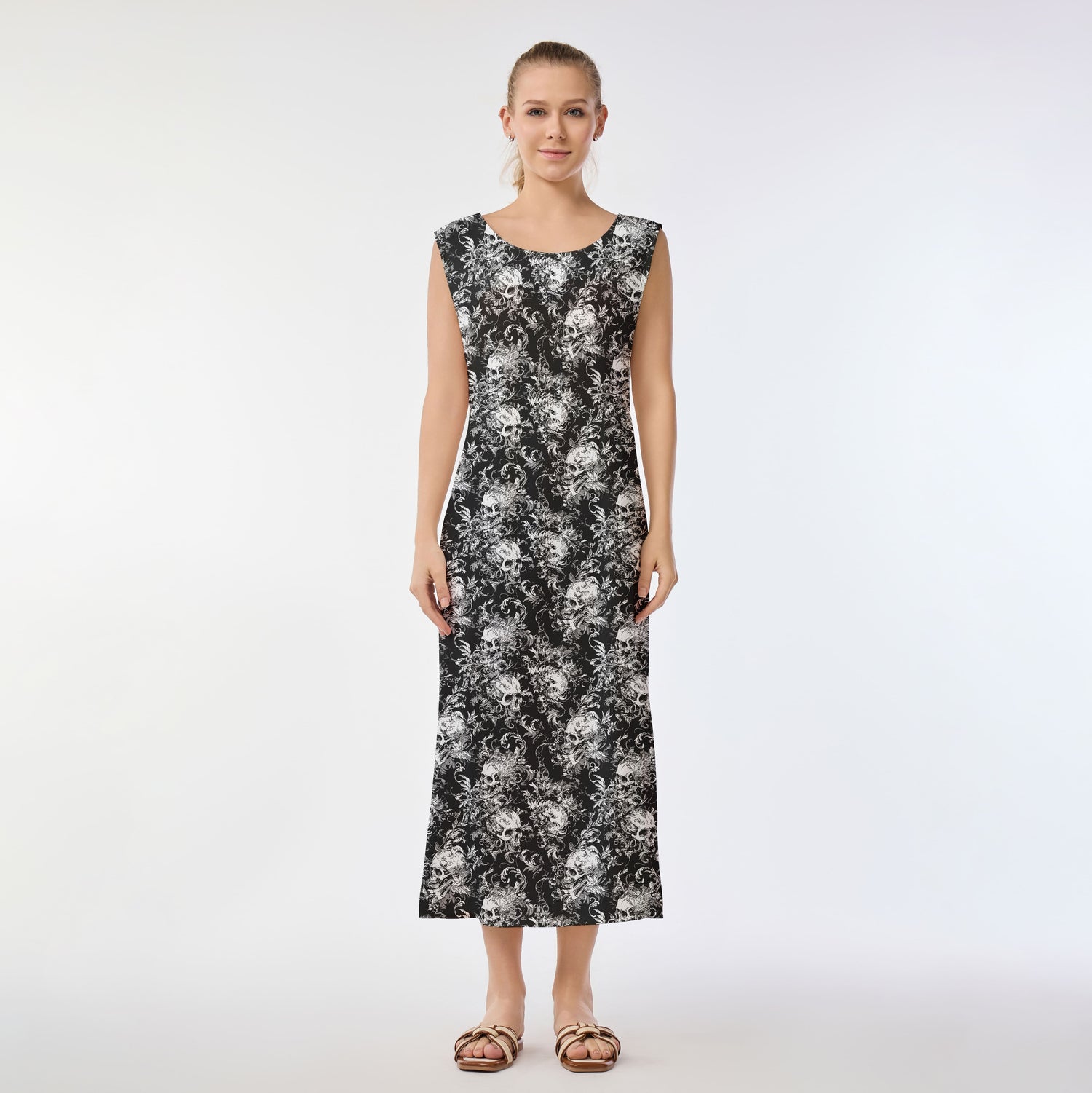 Skull Reverie Muumuu Dress