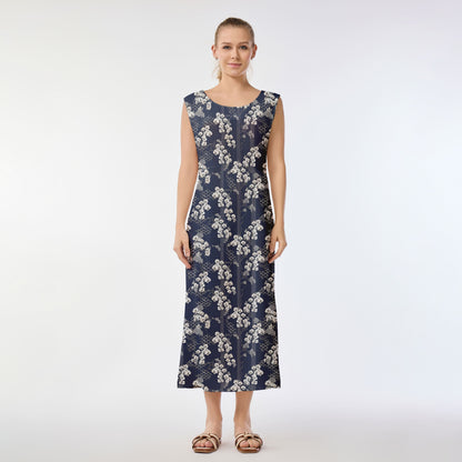 White Orchid Muumuu Dress