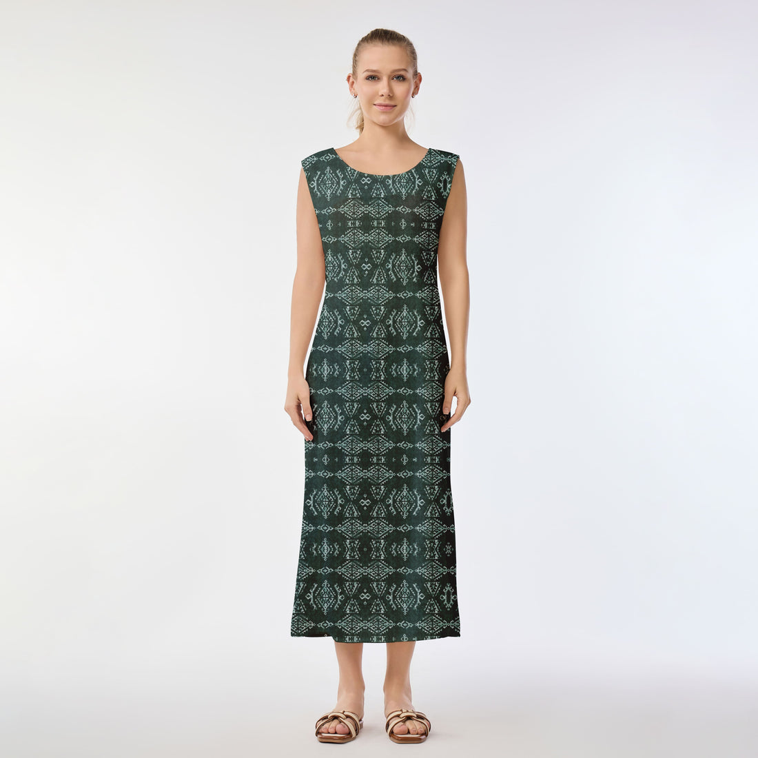 Forest Echo Muumuu Dress