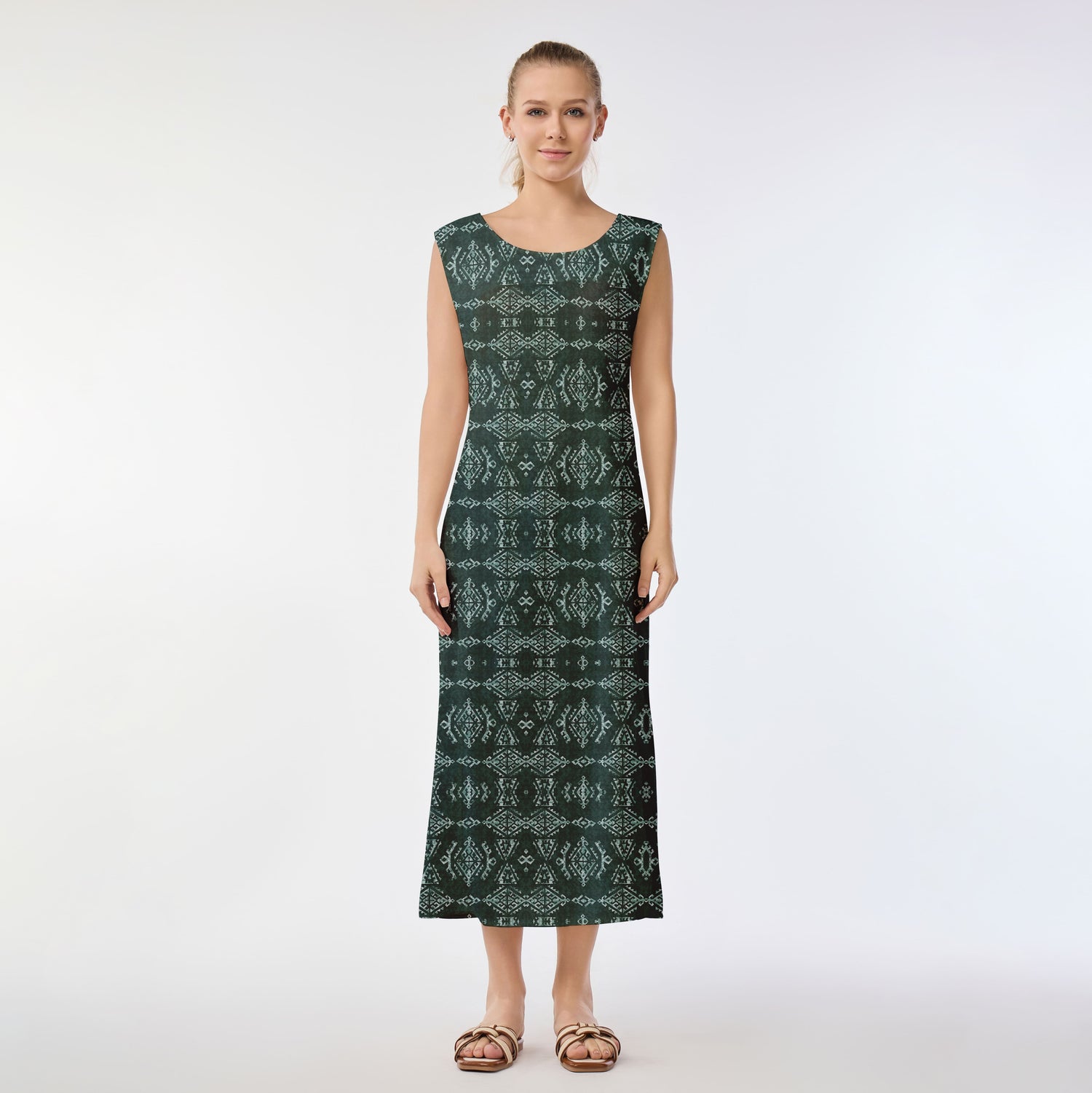 Forest Echo Muumuu Dress