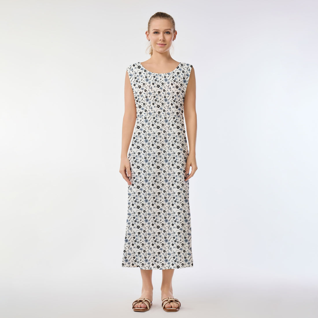 Elegance Bloom Muumuu Dress