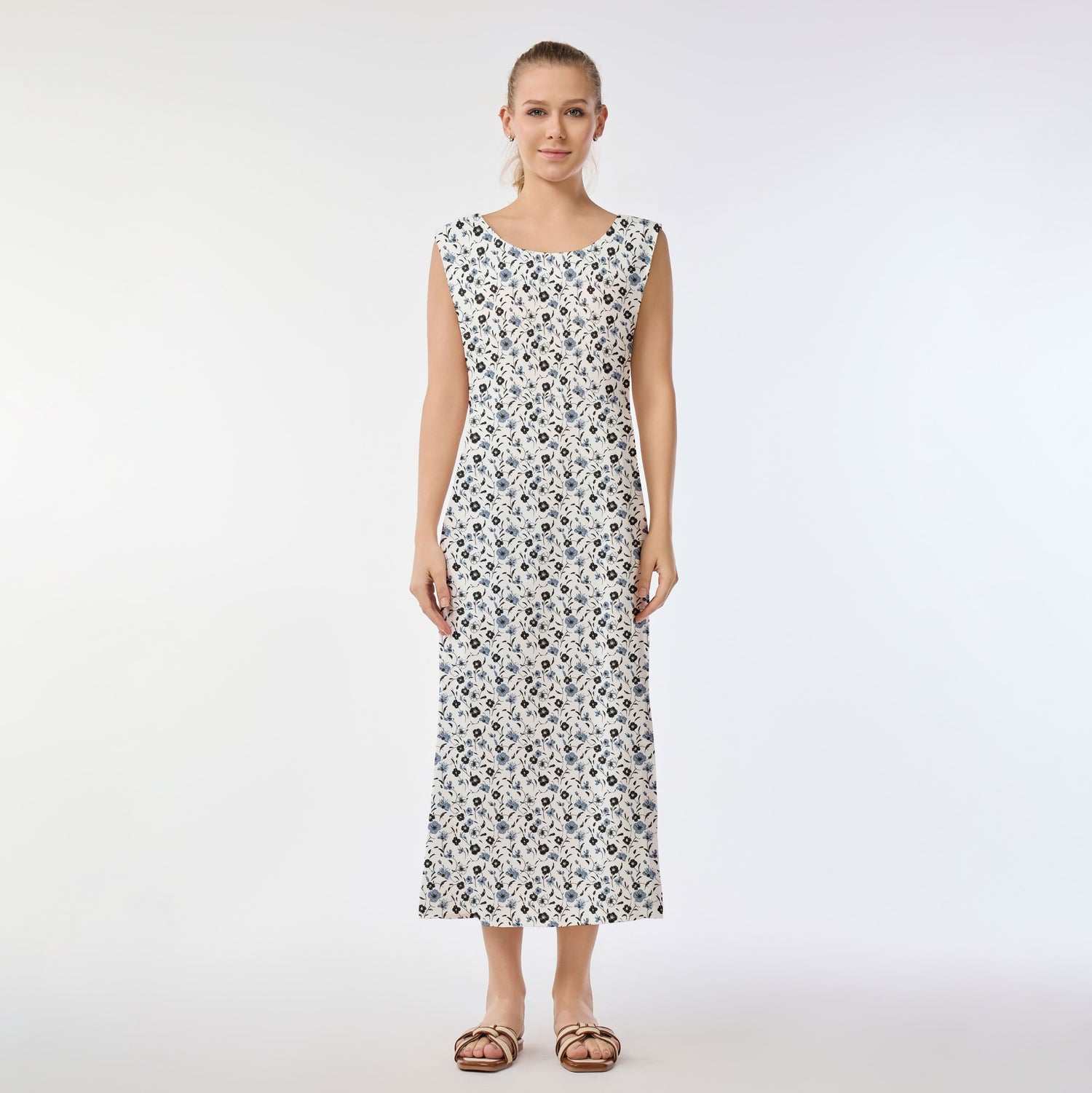 Elegance Bloom Muumuu Dress