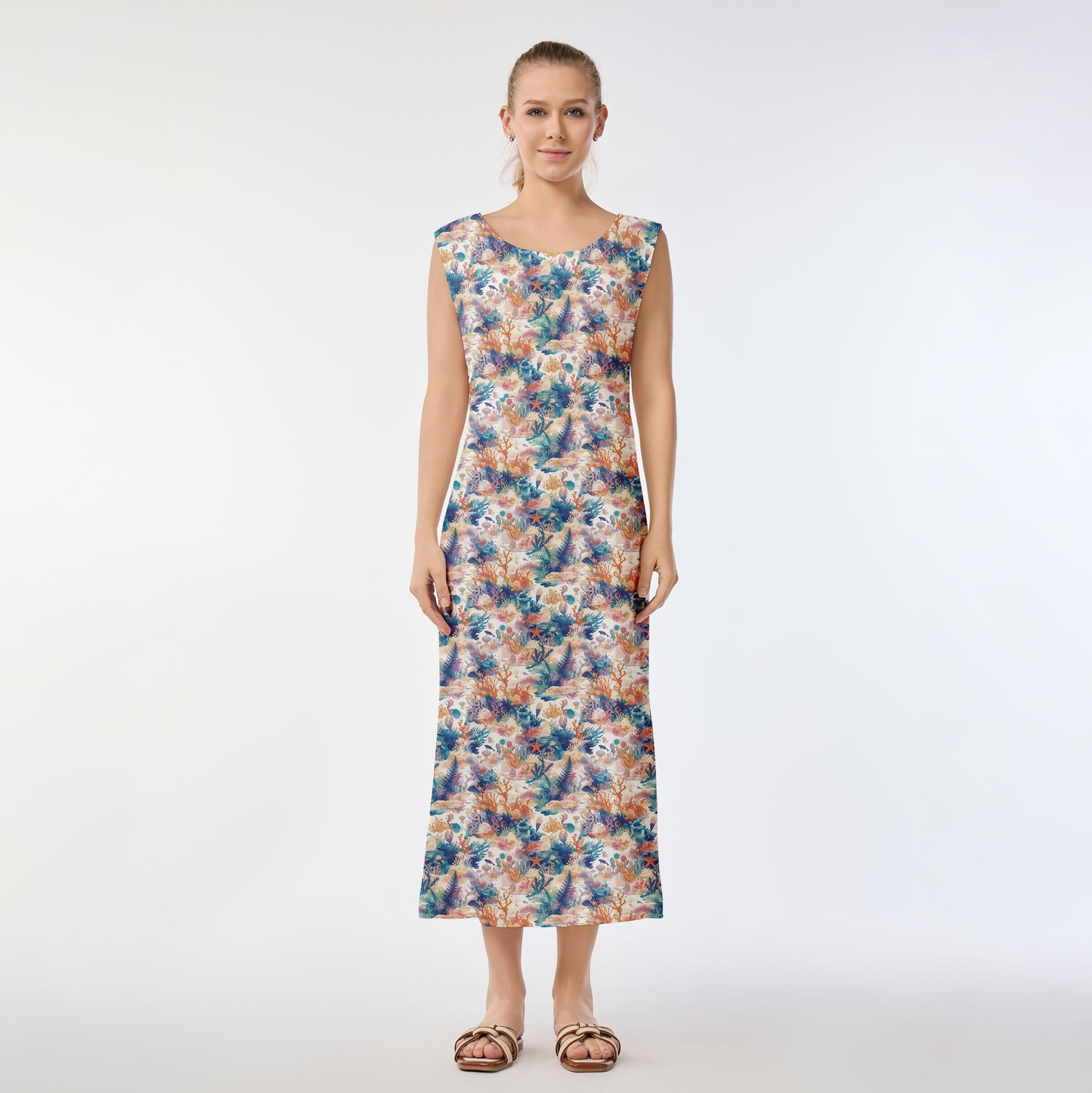 Seascape Serenity Muumuu Dress