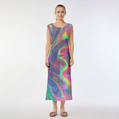 Prism Waves Muumuu Dress