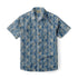 Blue Plaid Floral Hawaiian Shirt