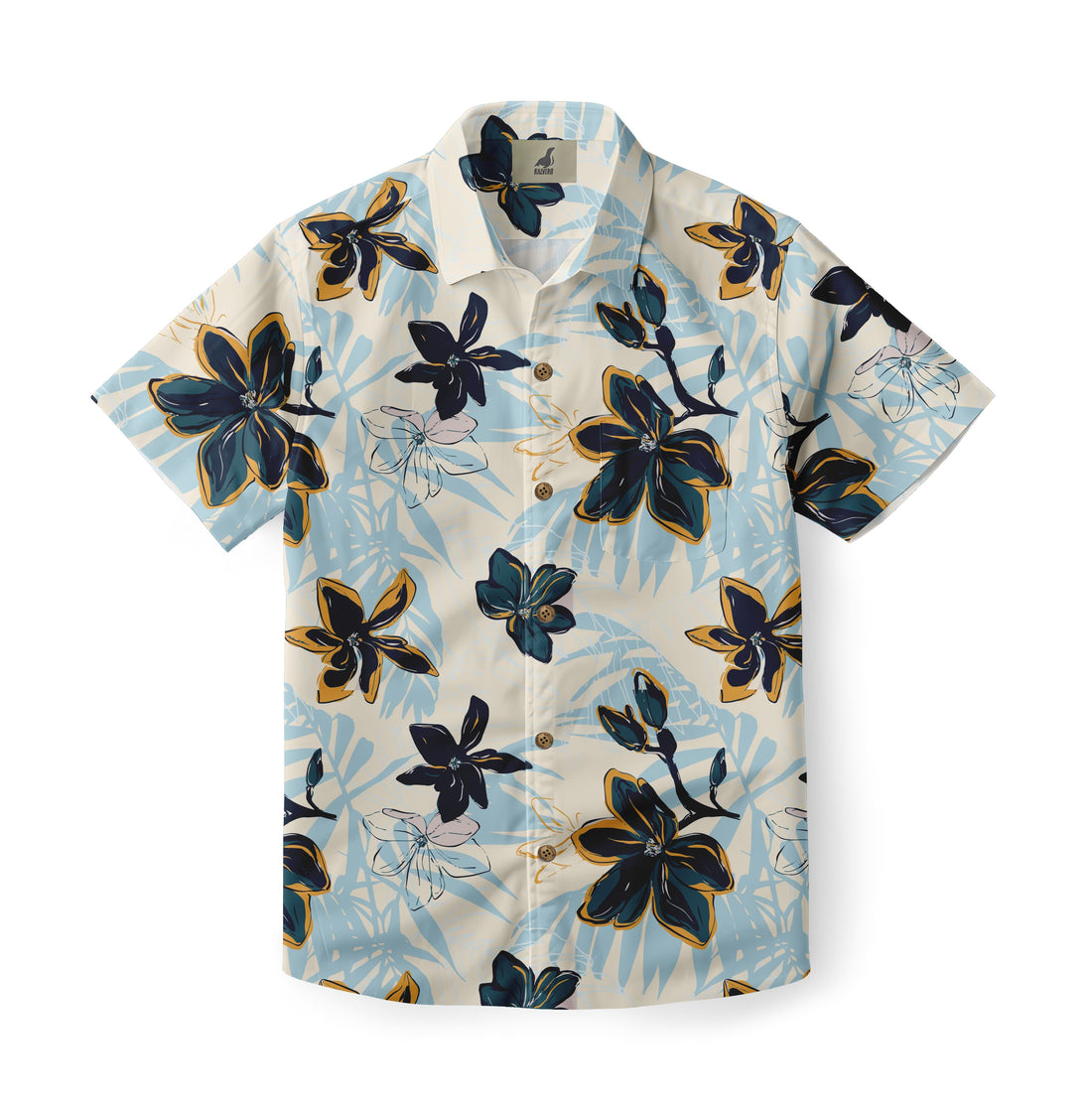 Bold Floral Hawaiian Shirt