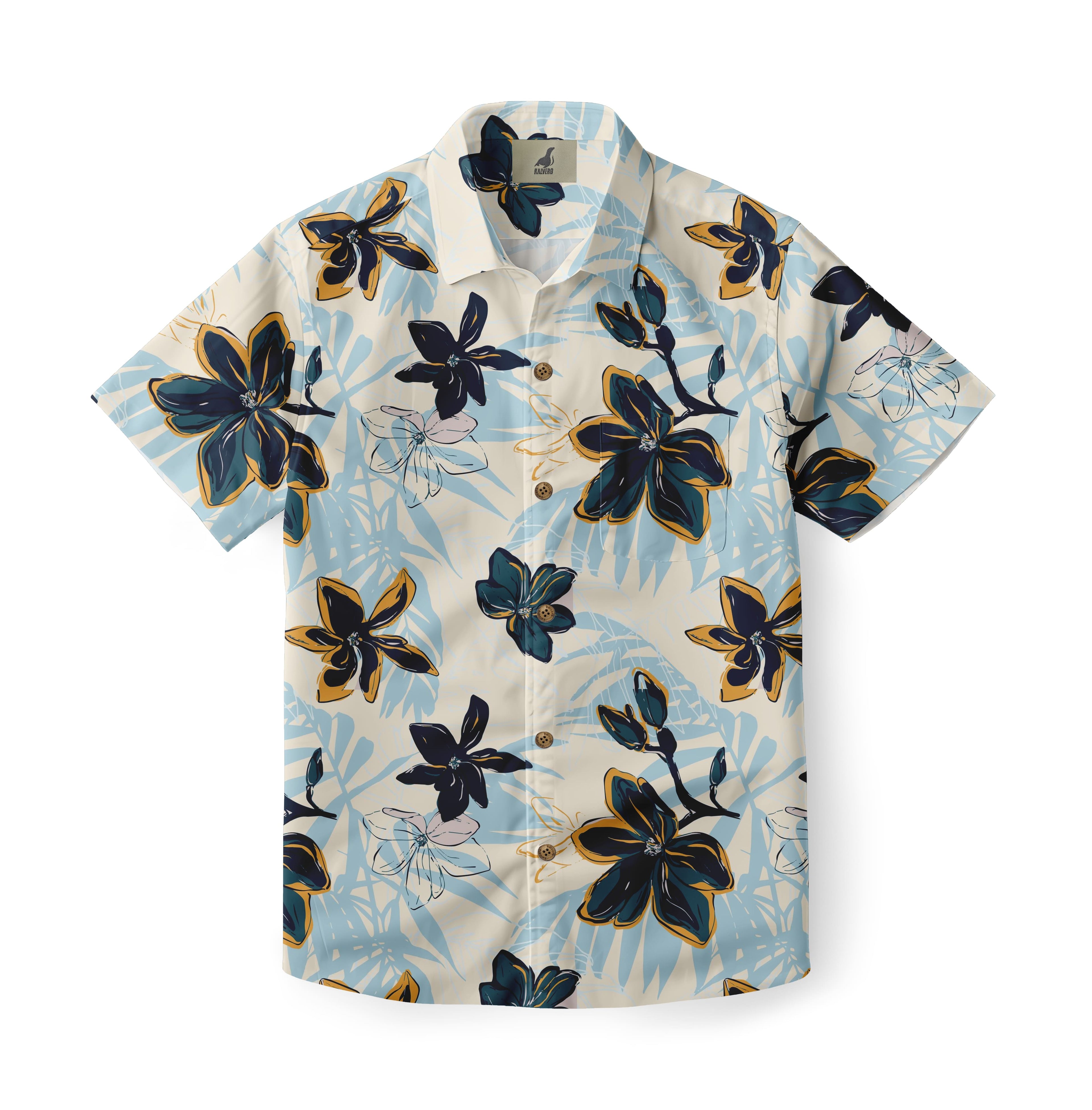 Bold Floral Hawaiian Shirt
