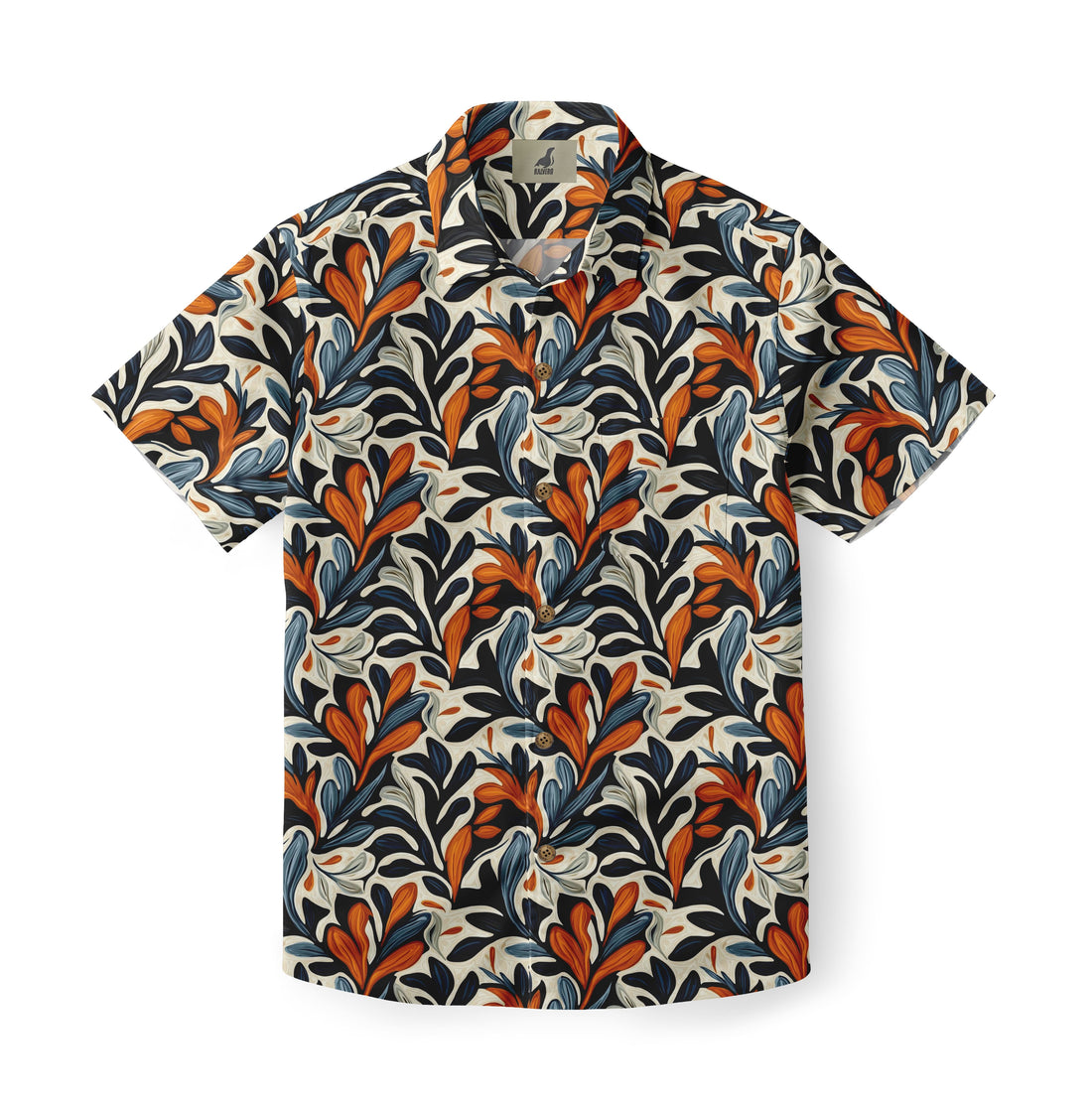 Abstract leaves Hawaiian Shirt