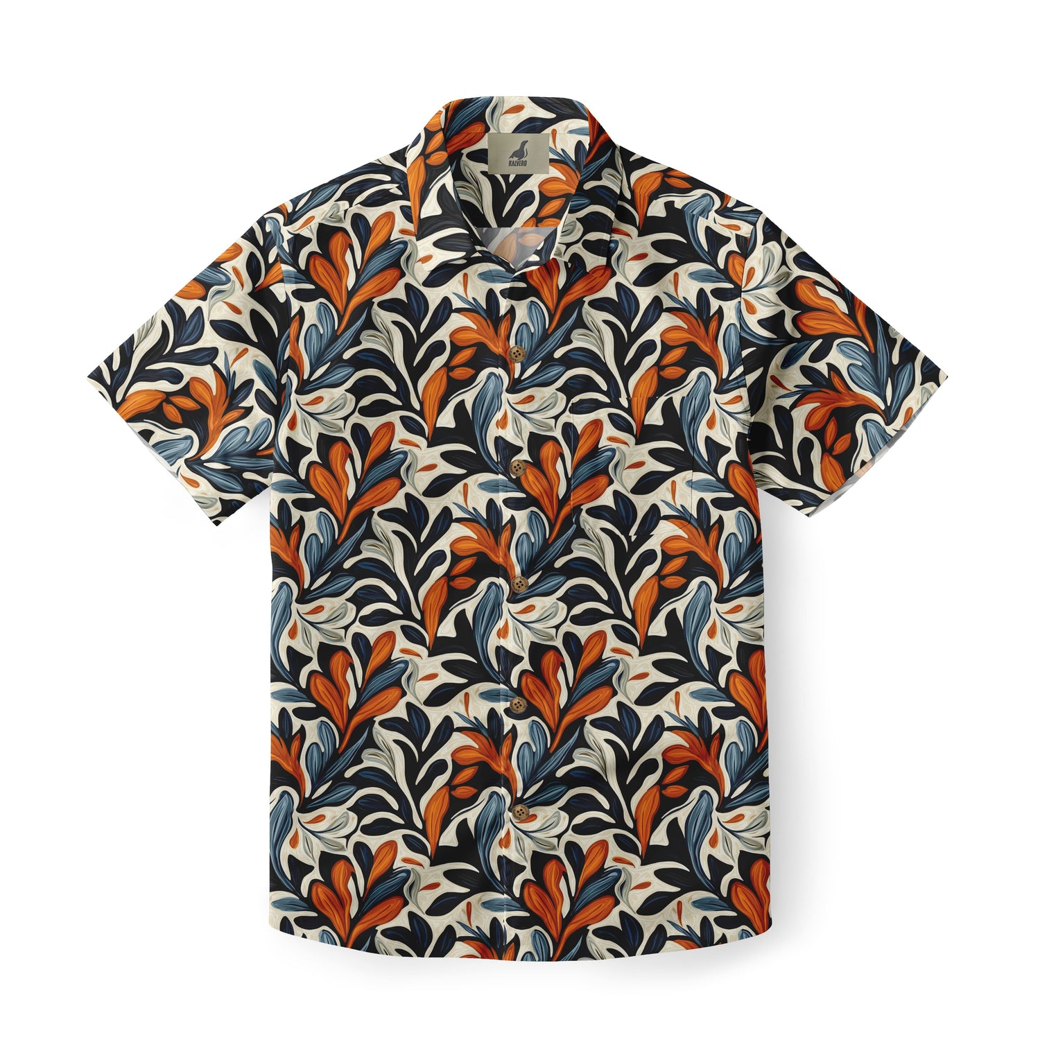Abstract leaves Hawaiian Shirt