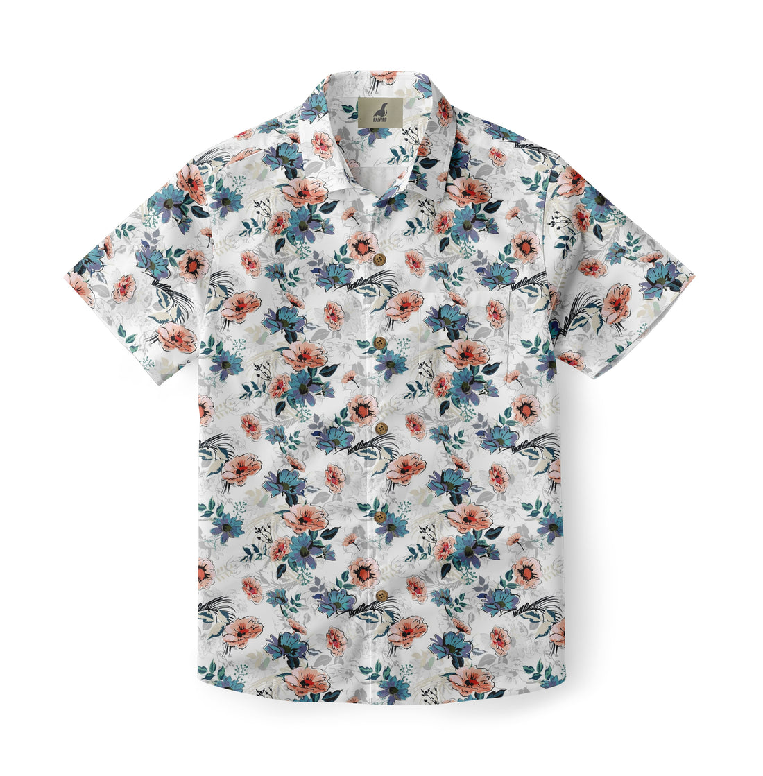 Mixed Floral Hawaiian Shirt