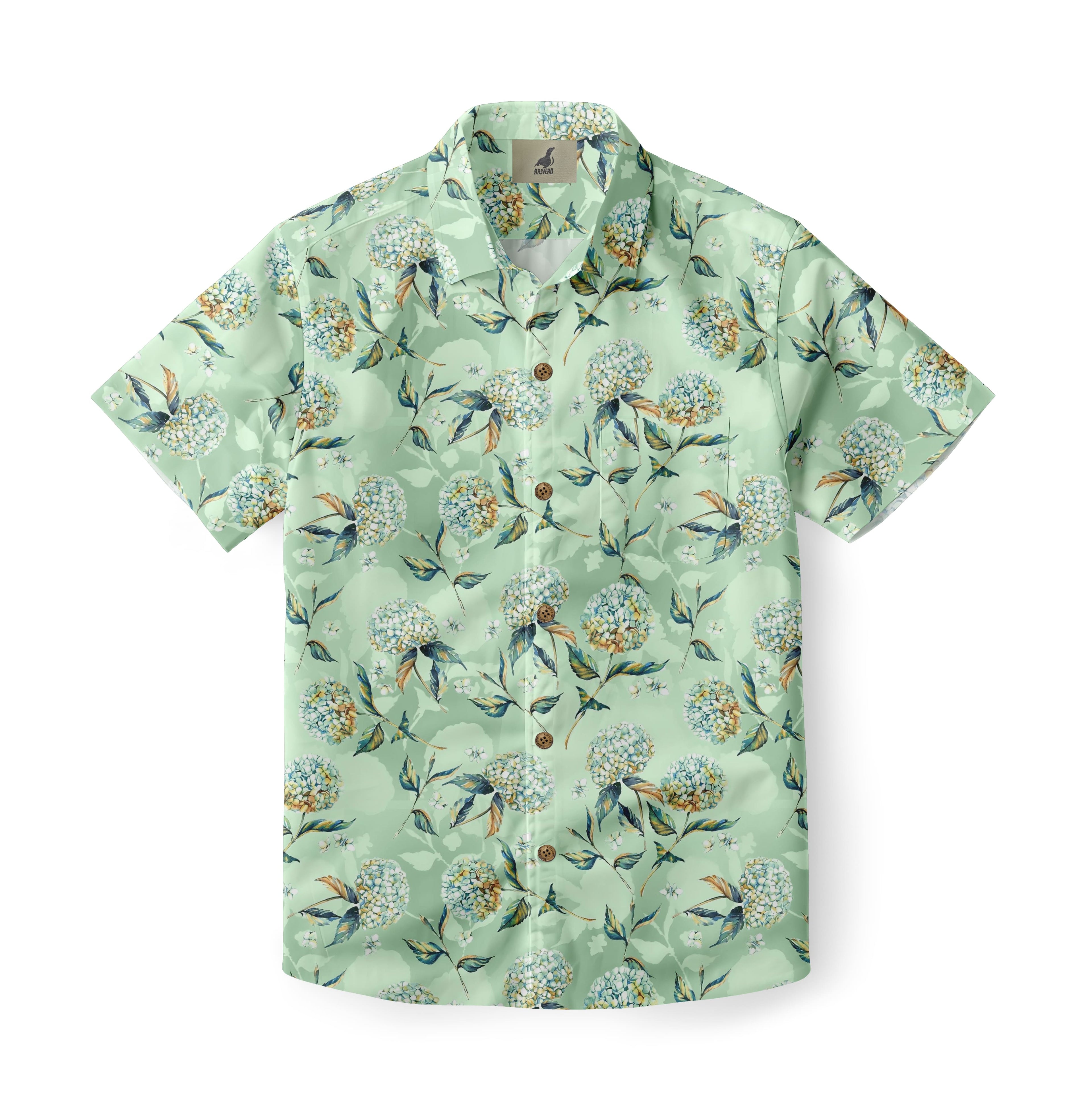 Hydrangea Garden Hawaiian Shirt