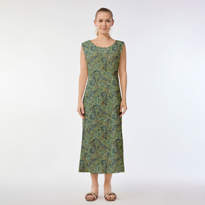 Vintage Ripples Muumuu Dress