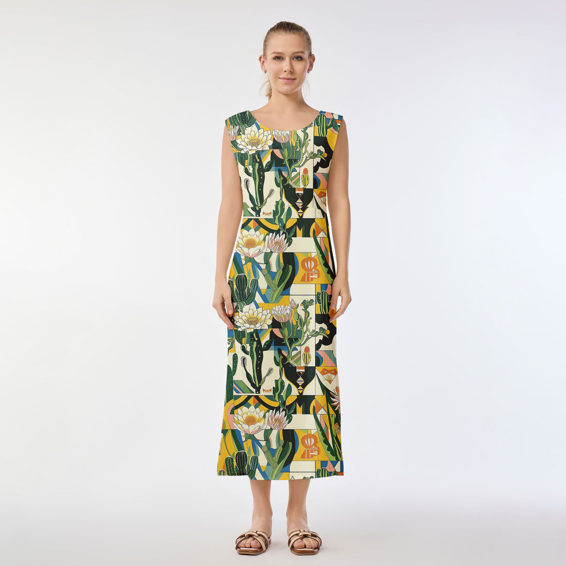 Desert Oasis Muumuu Dress