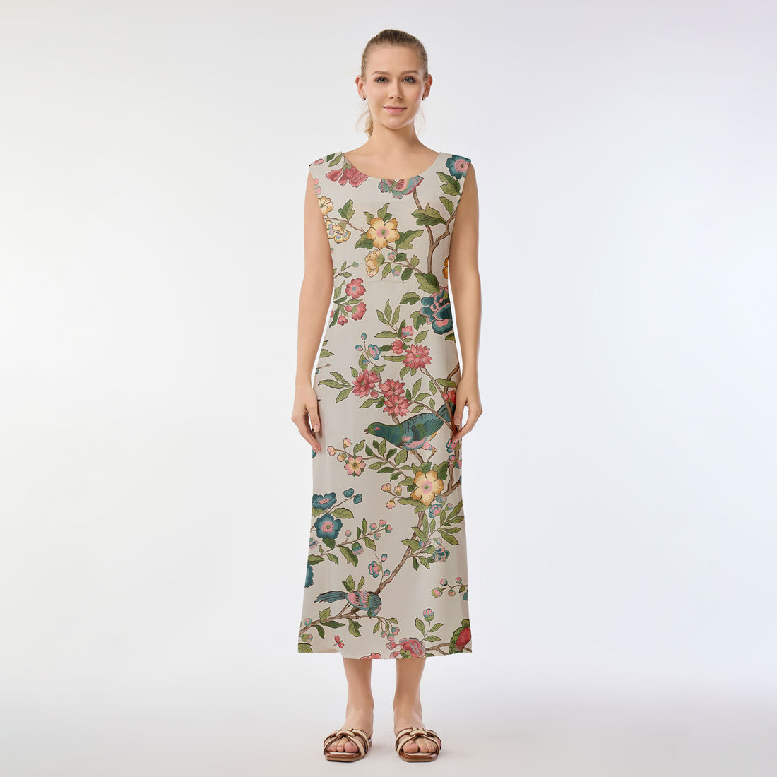 Floral Serenade Muumuu Dress