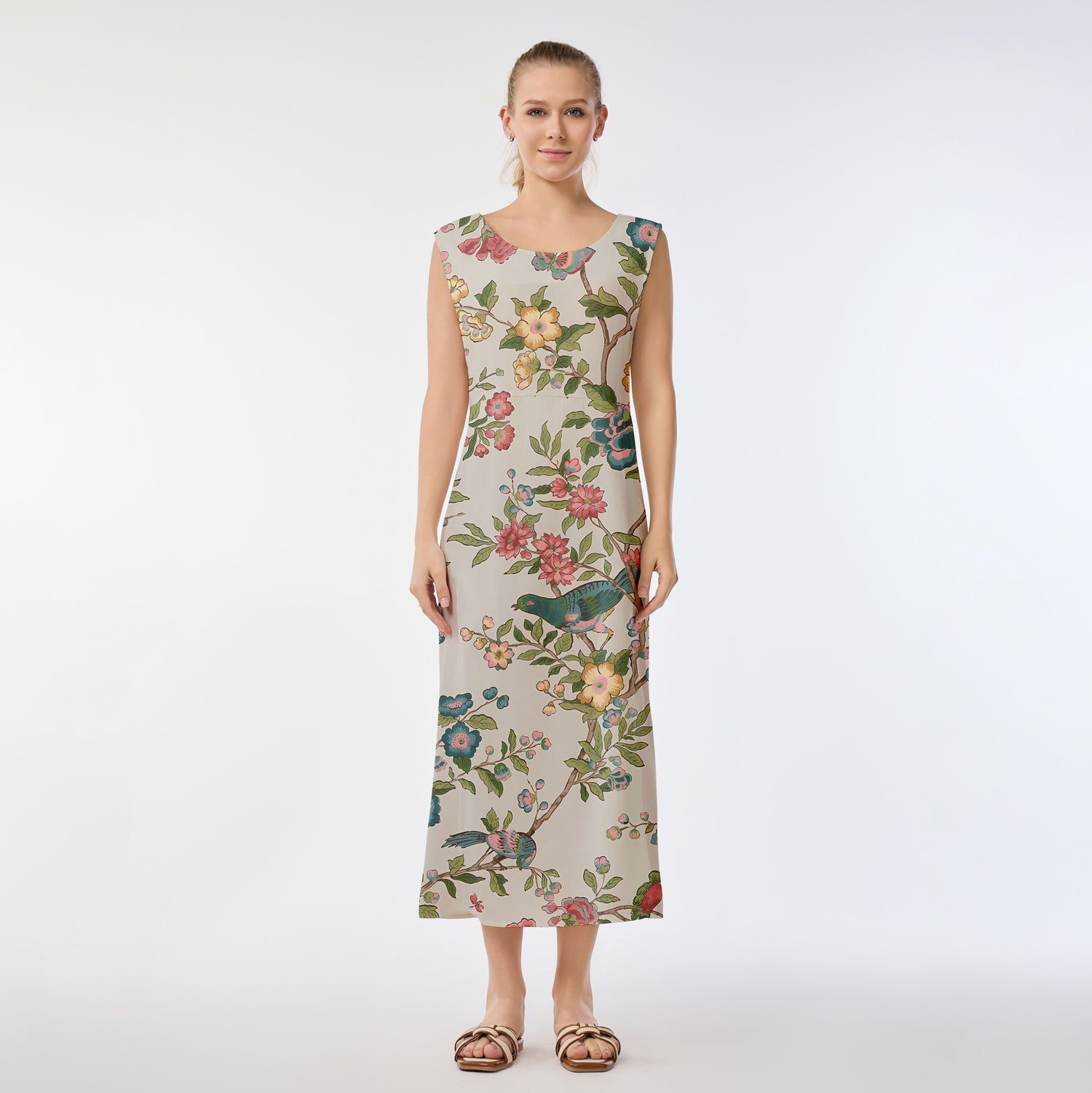 Floral Serenade Muumuu Dress