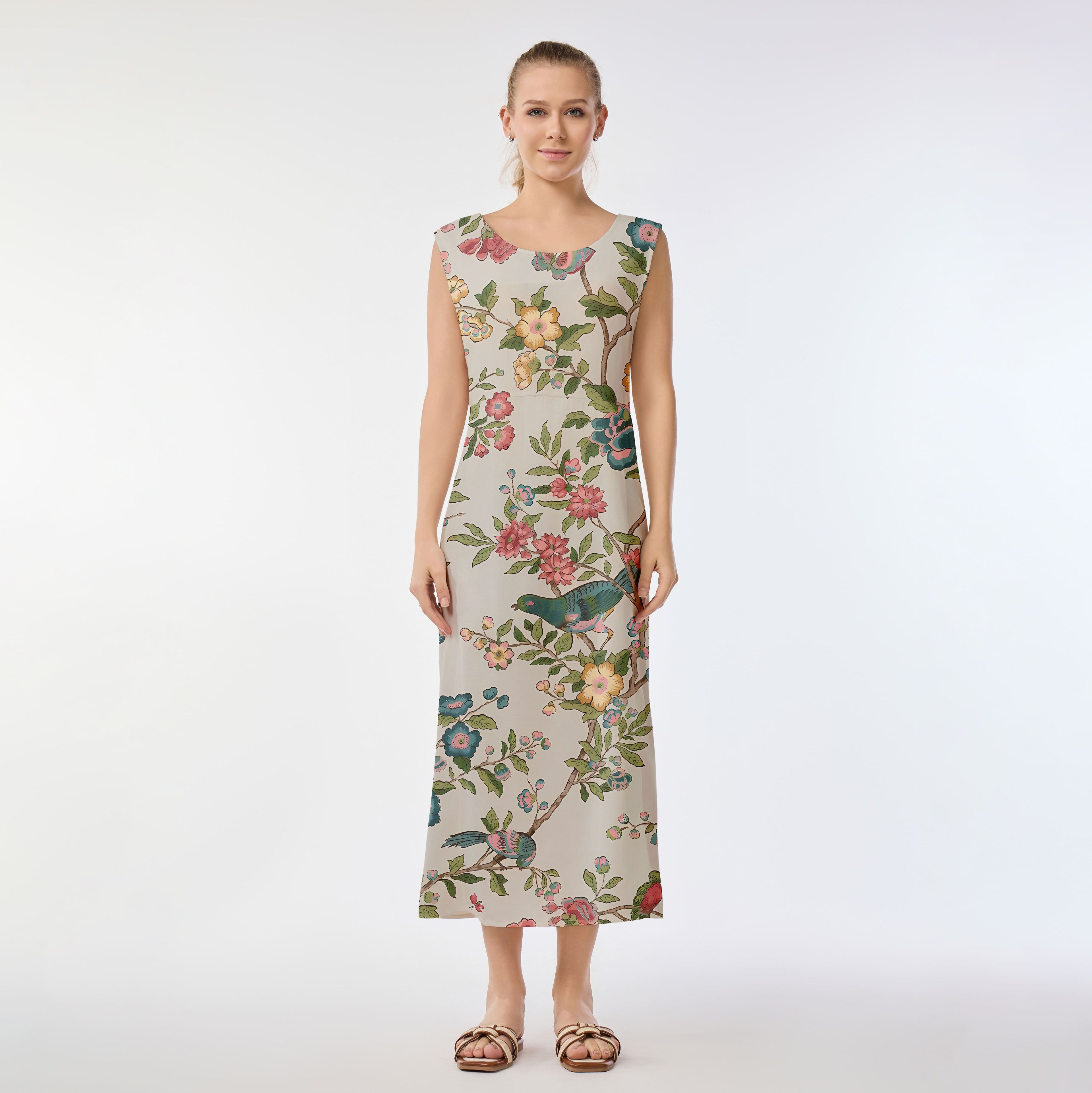 Floral Serenade Muumuu Dress