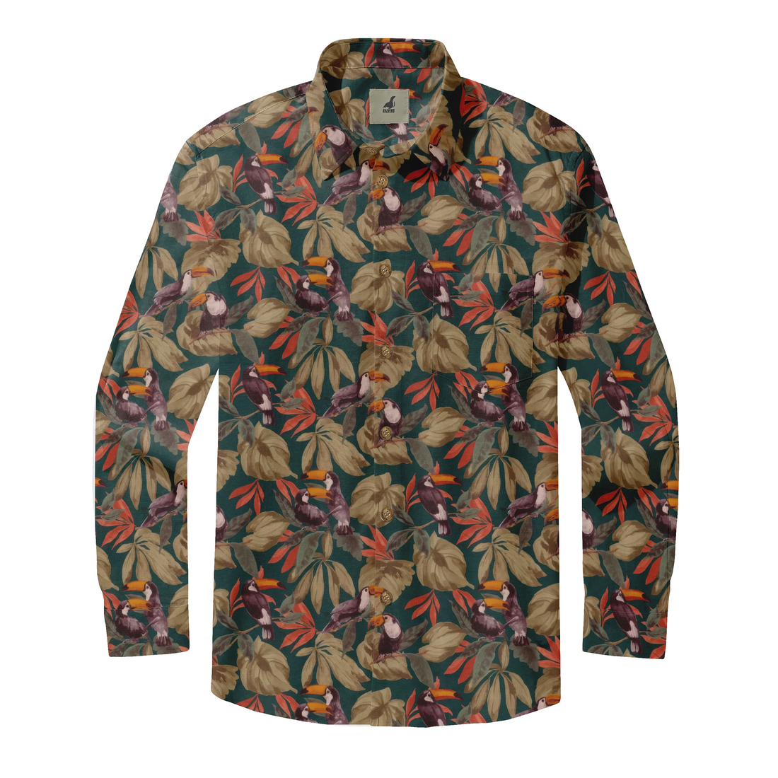 Tropical Birdsong Long Sleeve Shirts