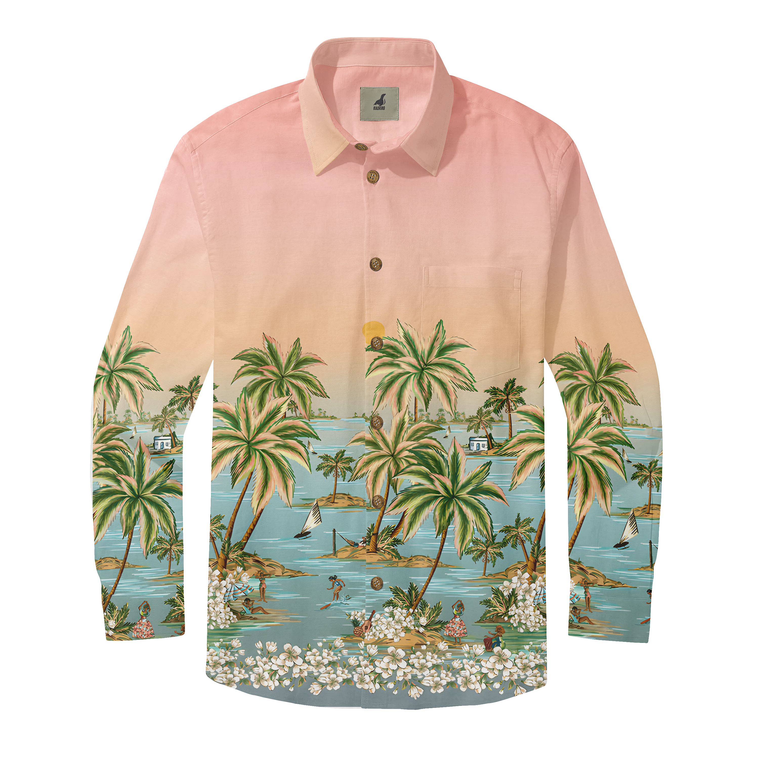 Sunset Harmony Long Sleeve Shirts