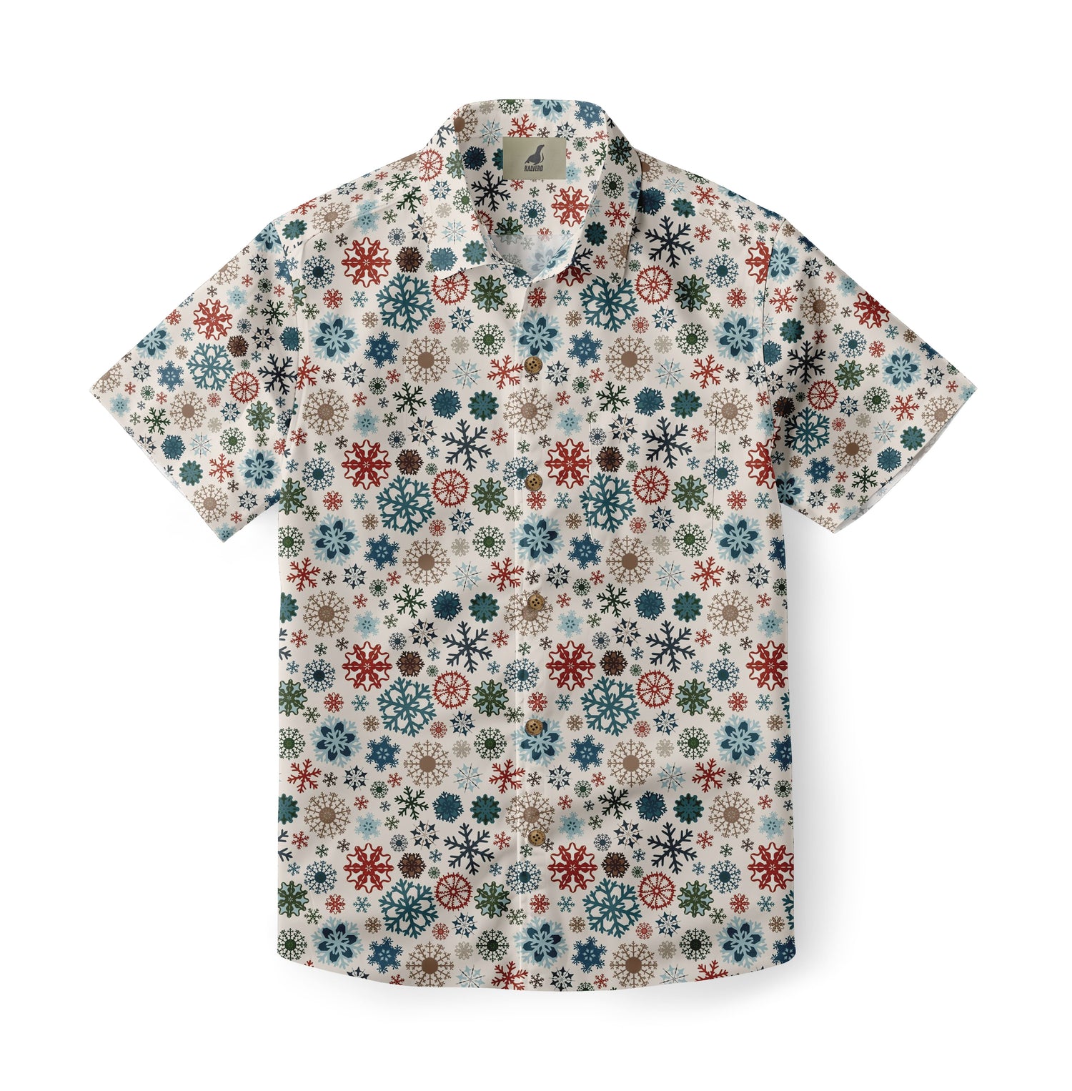 Snowflake Christmas Hawaiian Shirt