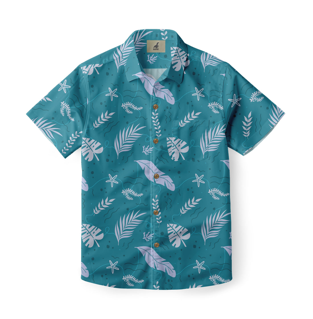 Ocean Leaves Hawaiian Shirt