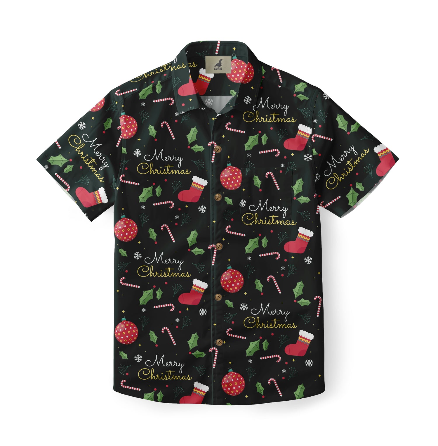Christmas Ornament Aloha Shirt