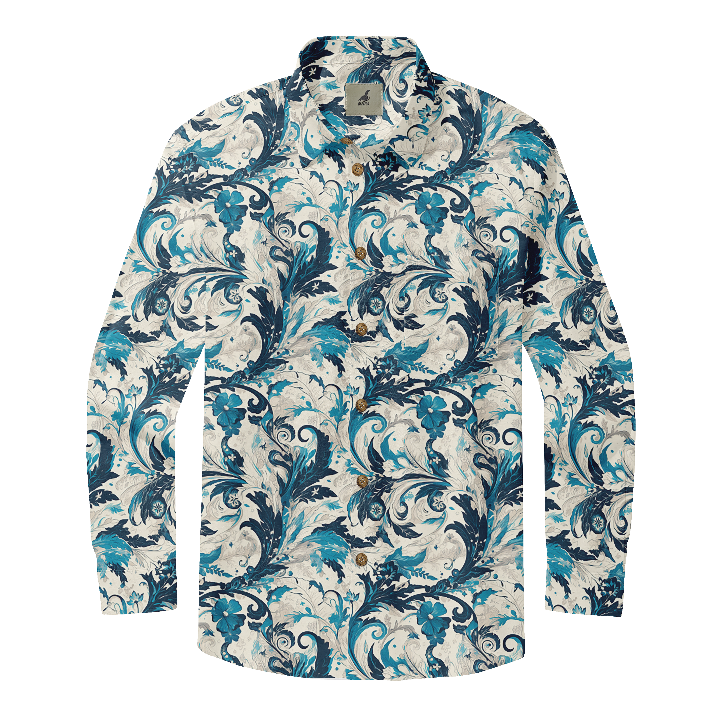 Oceanic Flourish Long Sleeve Shirts