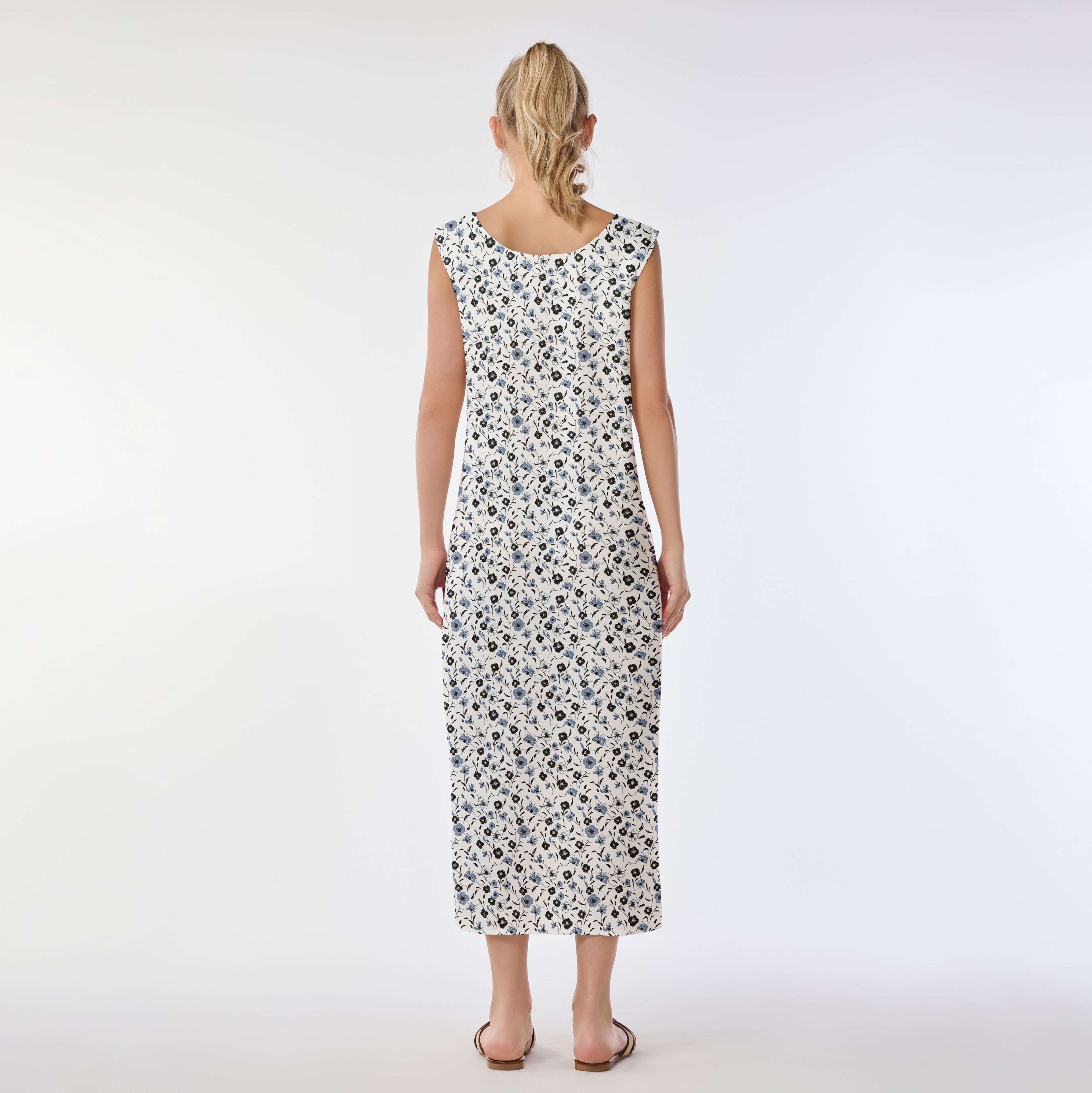 Elegance Bloom Muumuu Dress