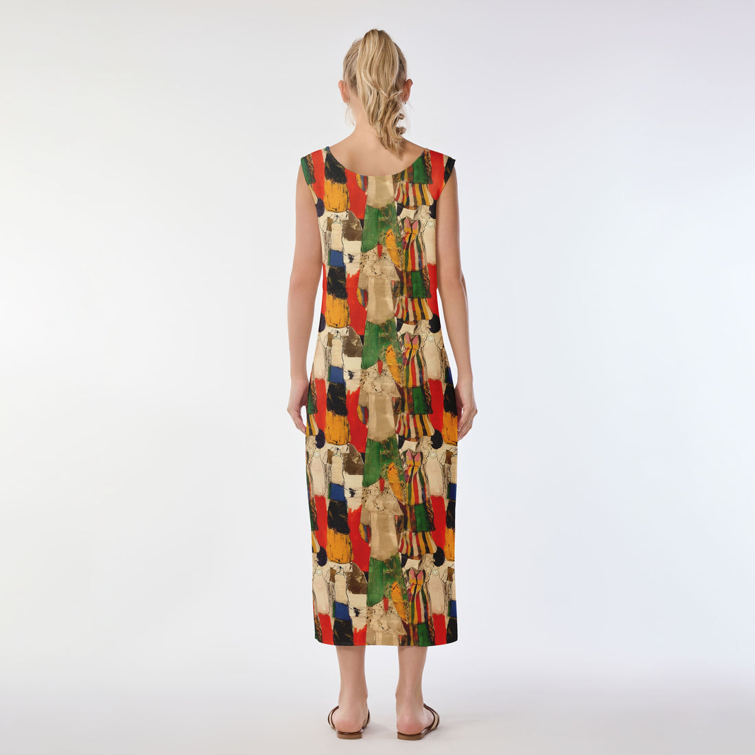 Vivid Mosaic Muumuu Dress