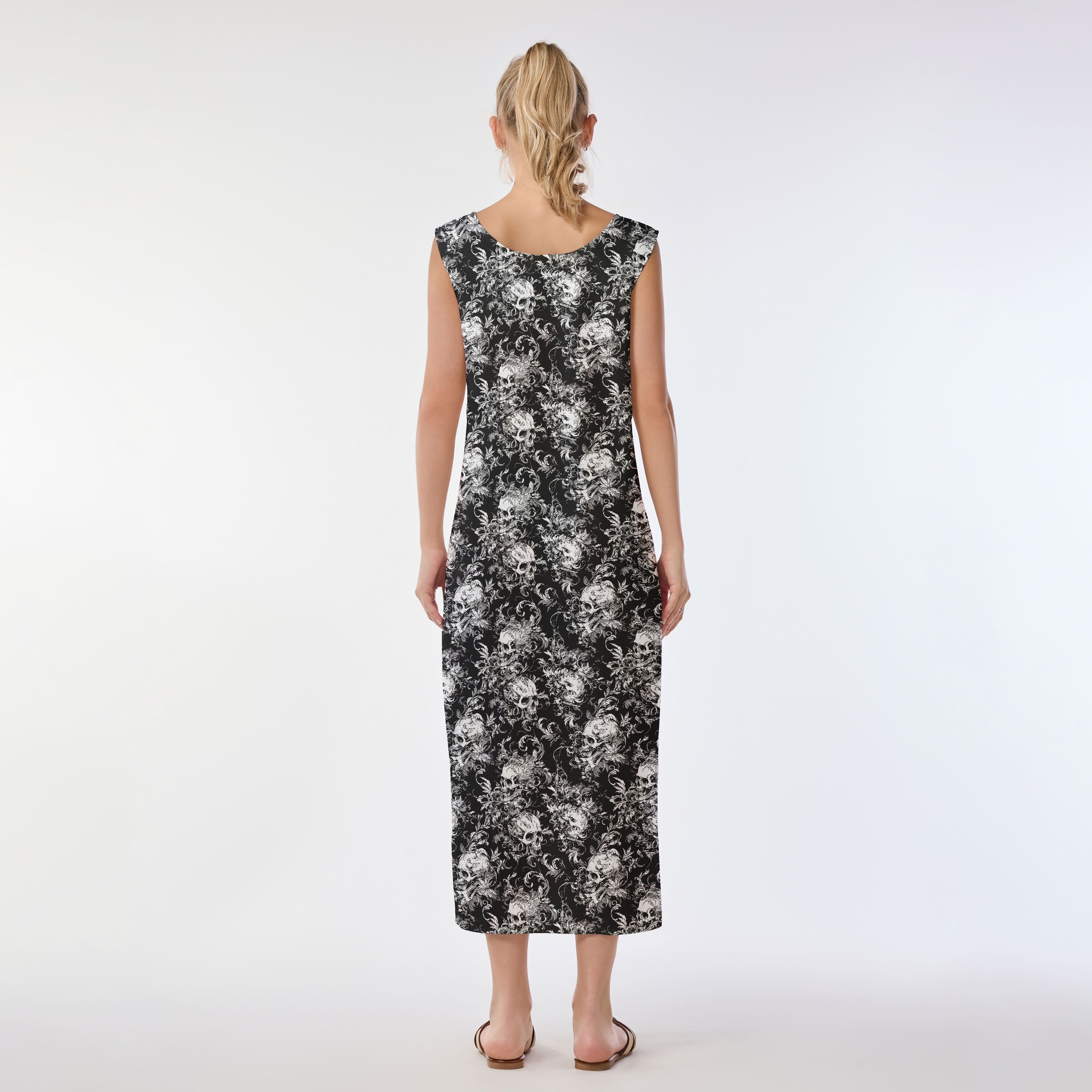 Skull Reverie Muumuu Dress