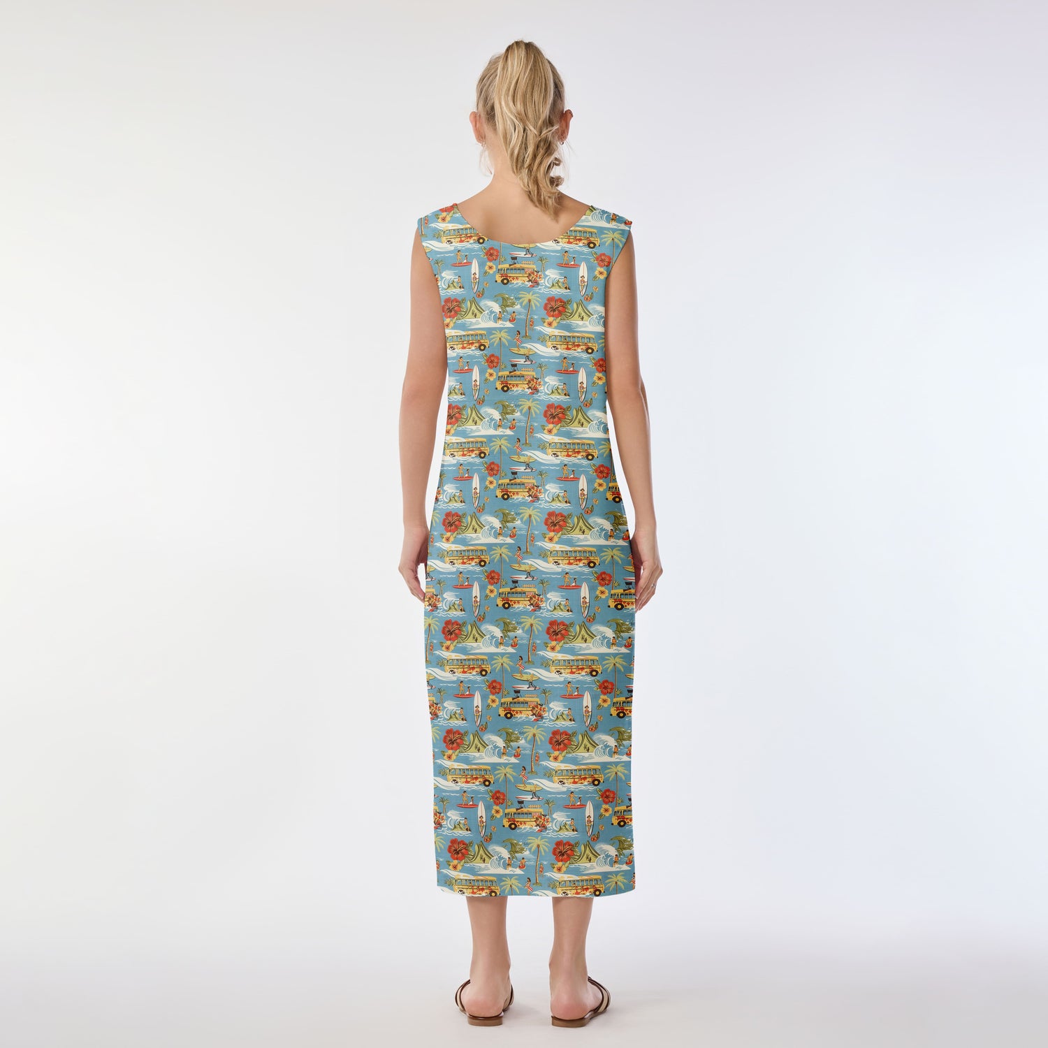 Retro Surf Vibes Muumuu Dress