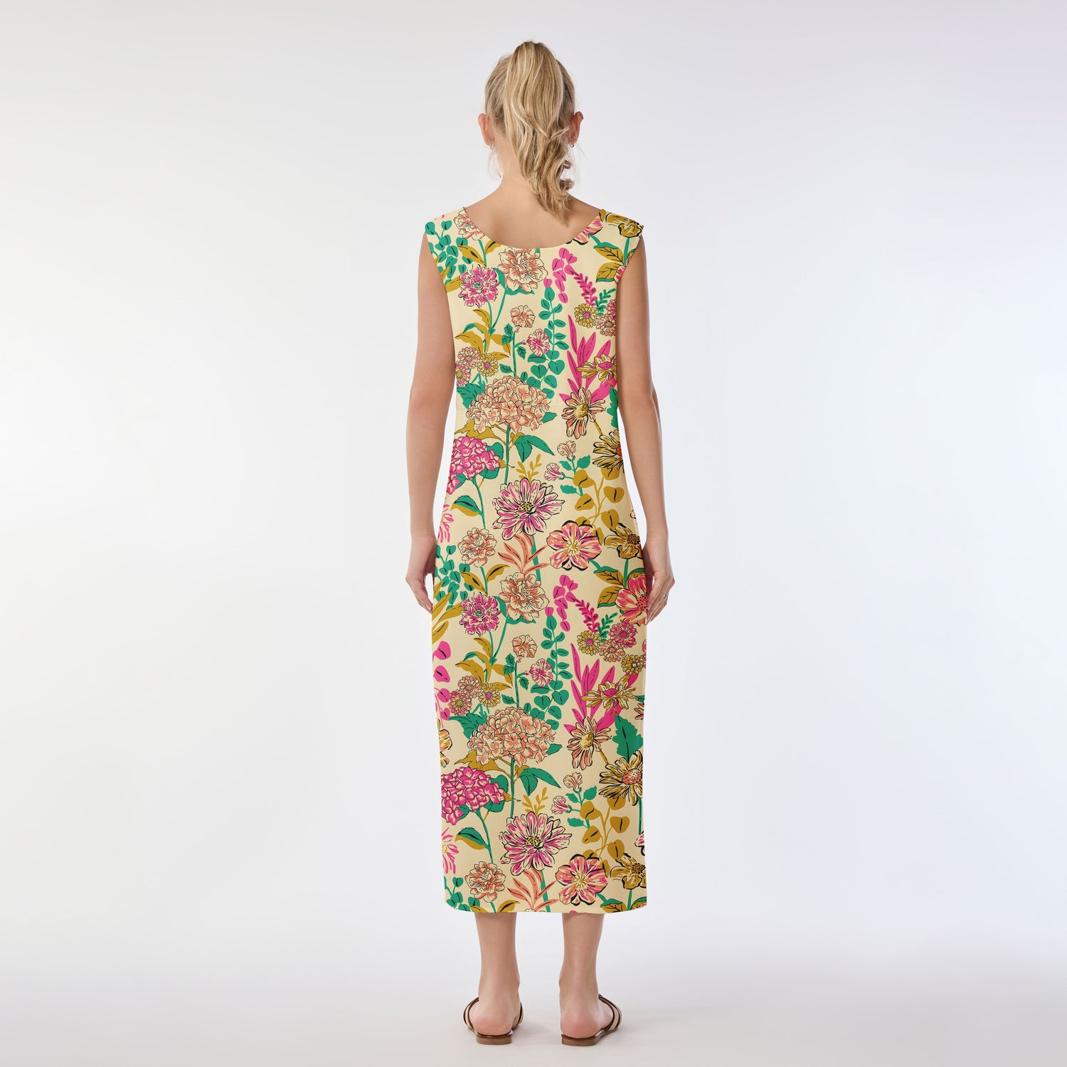 Colorful Meadow Muumuu Dress