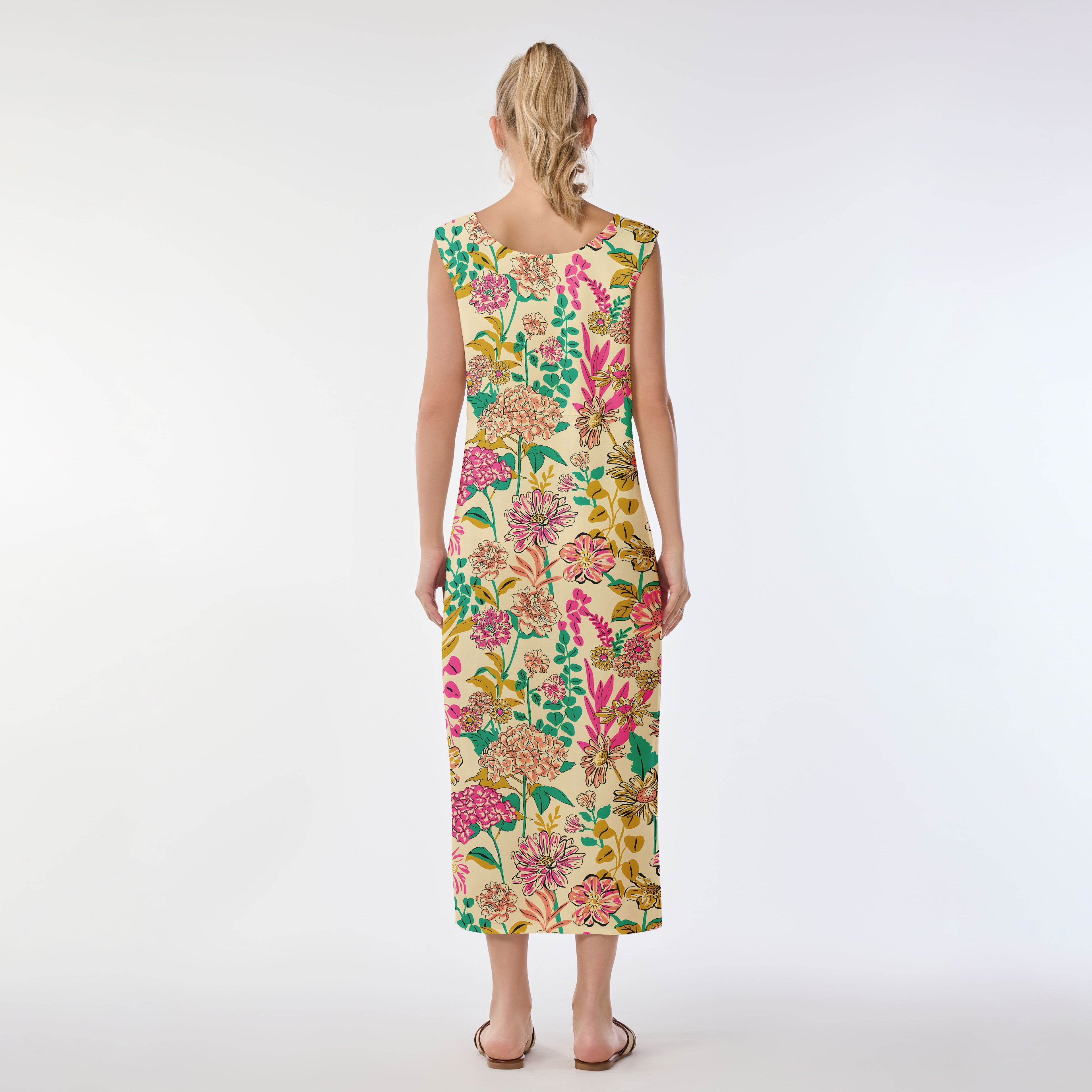 Colorful Meadow Muumuu Dress