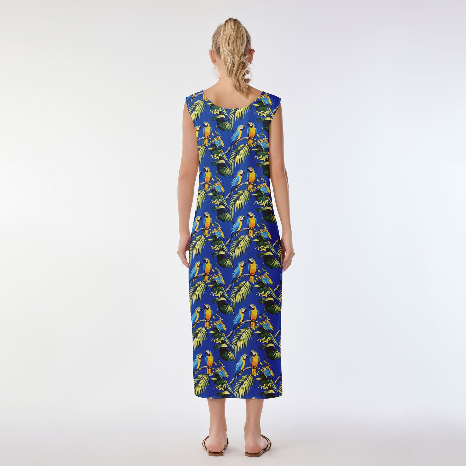 Parrot Paradise Muumuu Dress