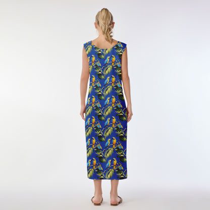 Parrot Paradise Muumuu Dress