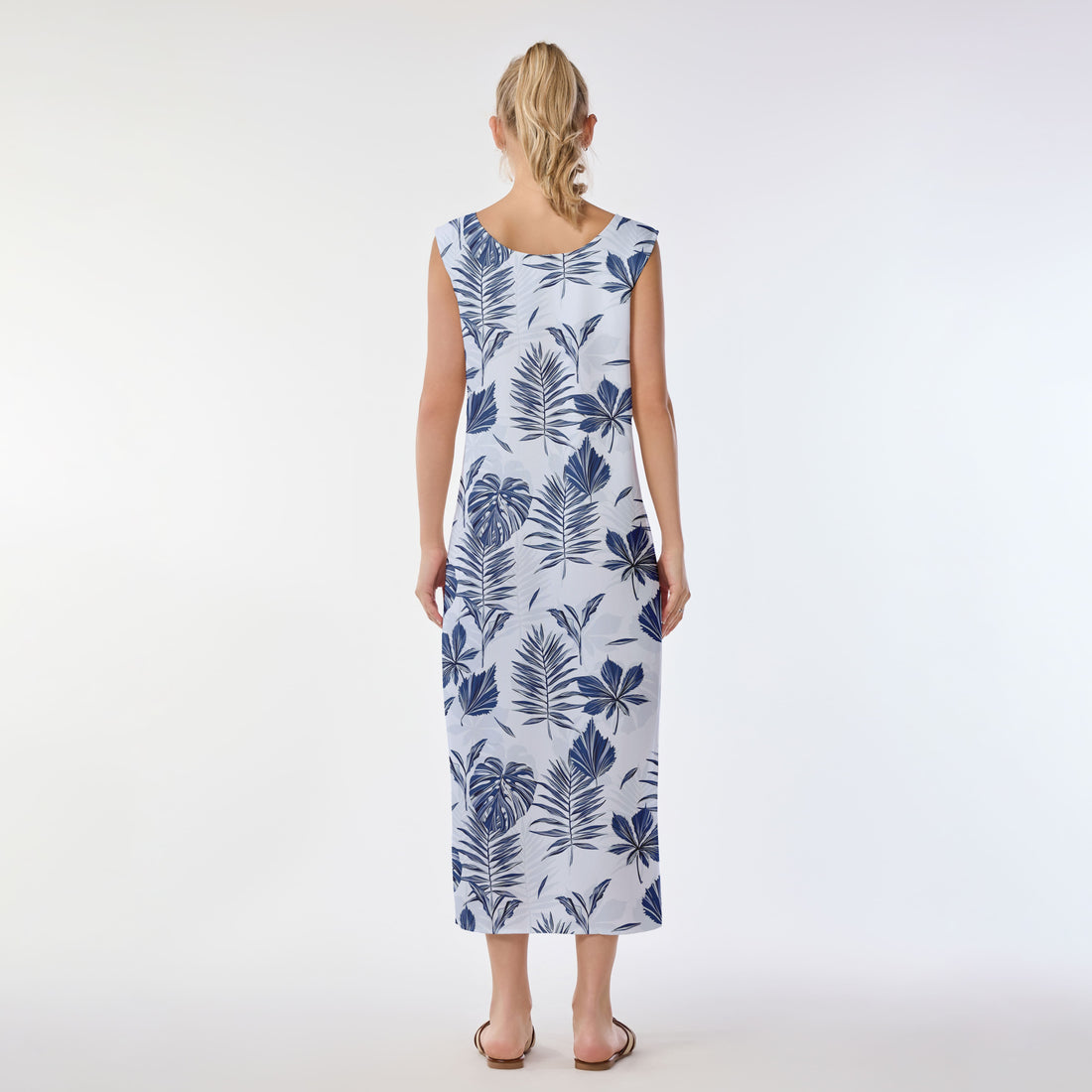 Palm Serenity Muumuu Dress