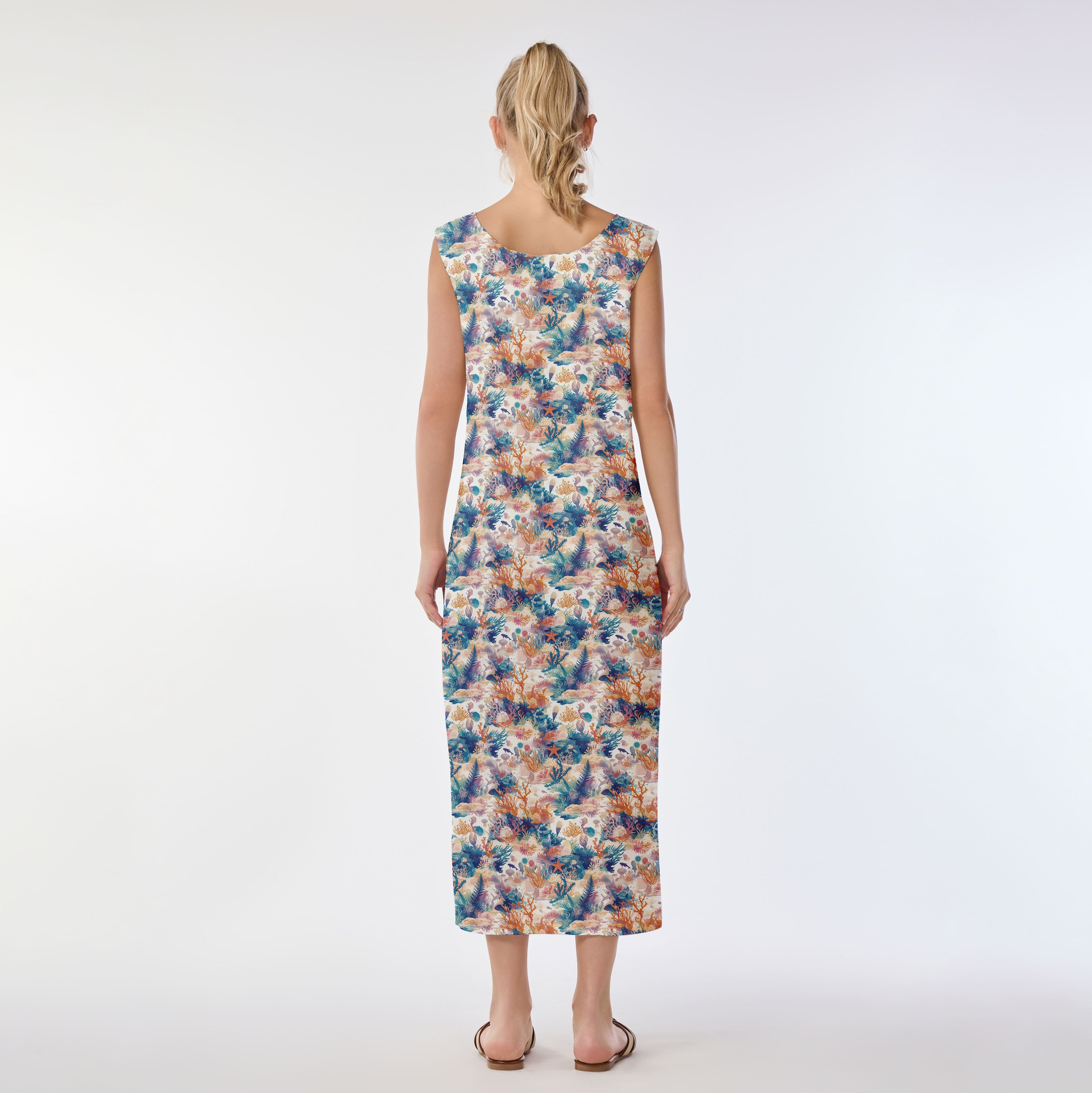 Seascape Serenity Muumuu Dress