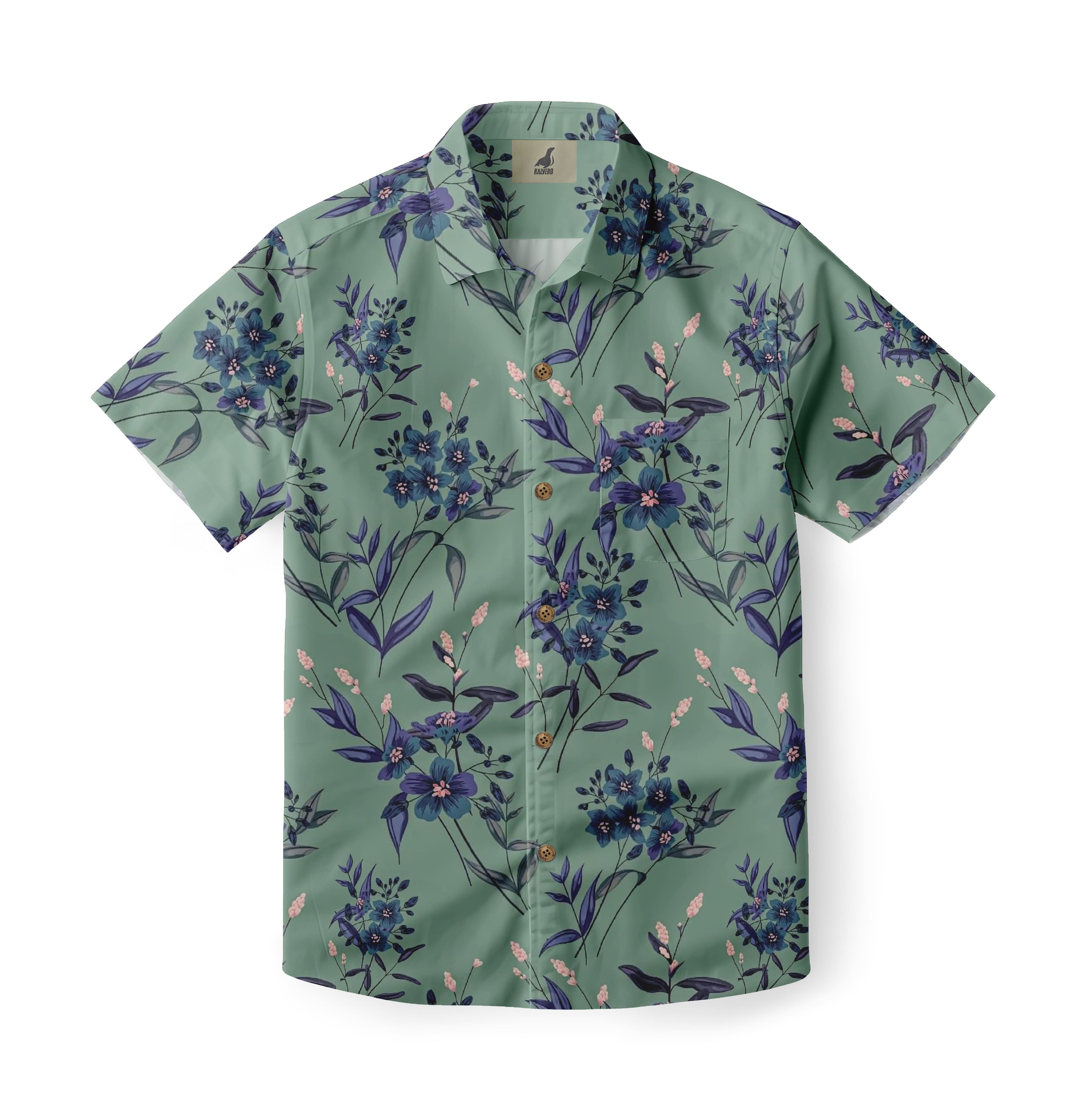 Midnight Floral Hawaiian Shirt