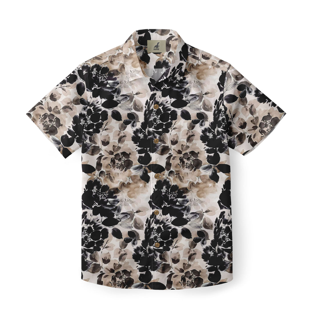 Ink Leaf Hawaiian Shirt