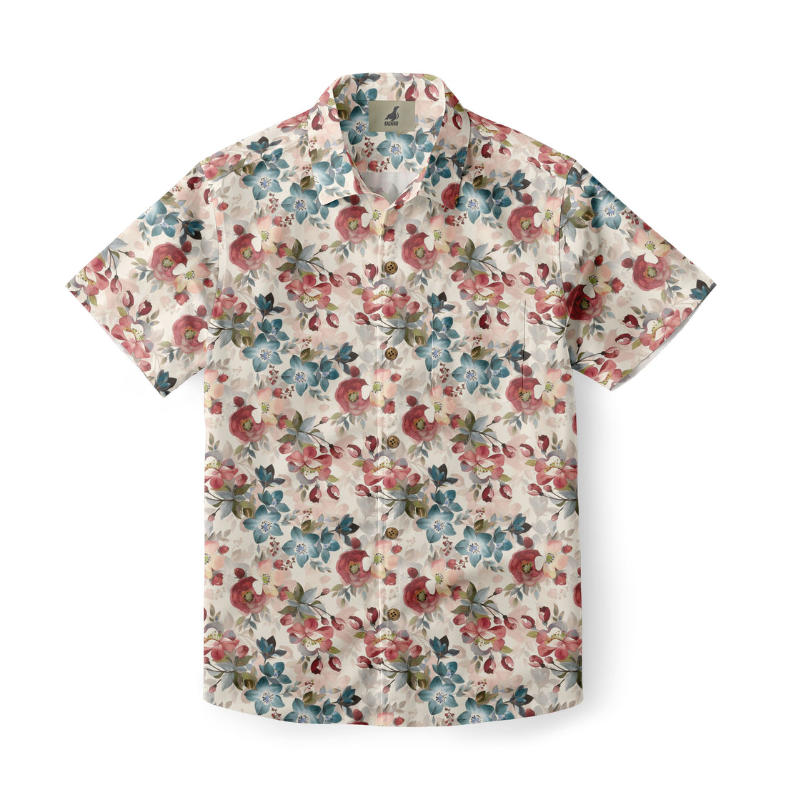 Fuchsia Floral Hawaiian Shirt