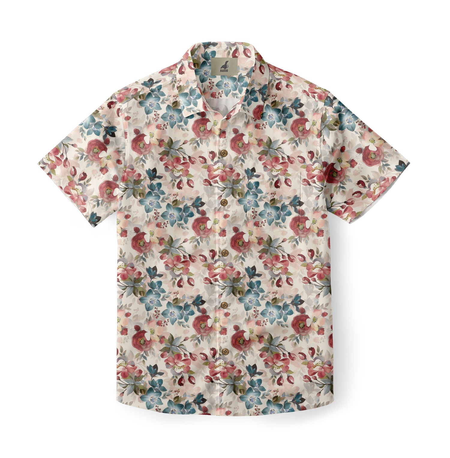 Fuchsia Floral Hawaiian Shirt