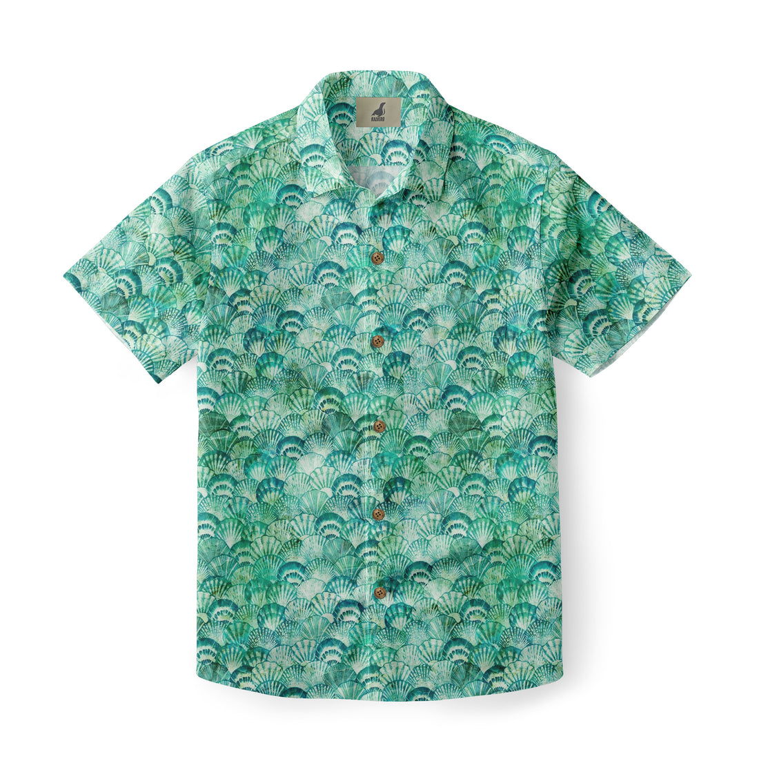 Seashell Pattern Hawaiian Shirt
